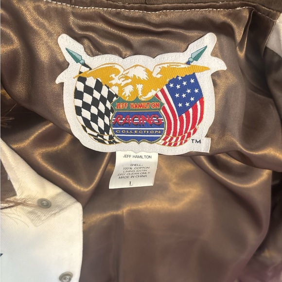 Vintage Jeff Hamilton UPS  Racing Jacket with Logos - Picture 5 of 5